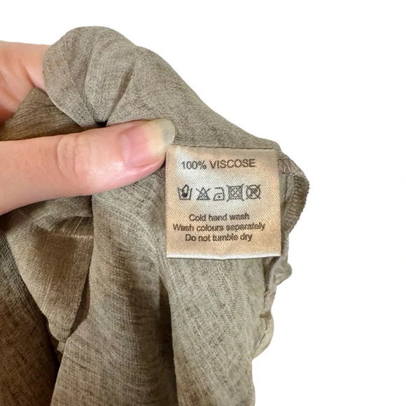 Sundance YAUVAN Sheer Gauze Embroidered Waterfall Cardigan Cover Up - Picture 7 of 8